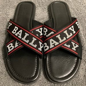 Bonks Men's Crisscross-Logo Slide Size 13 US